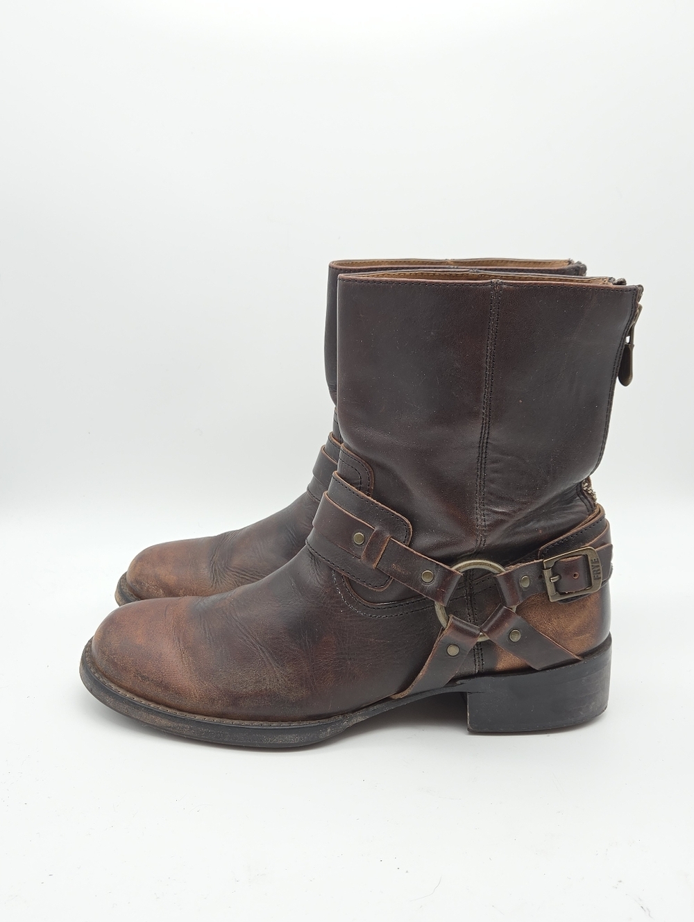 FRYE Riley Harness Boots Men's Size 8.5